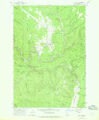 1966 Map of Elk City, ID — High-Res